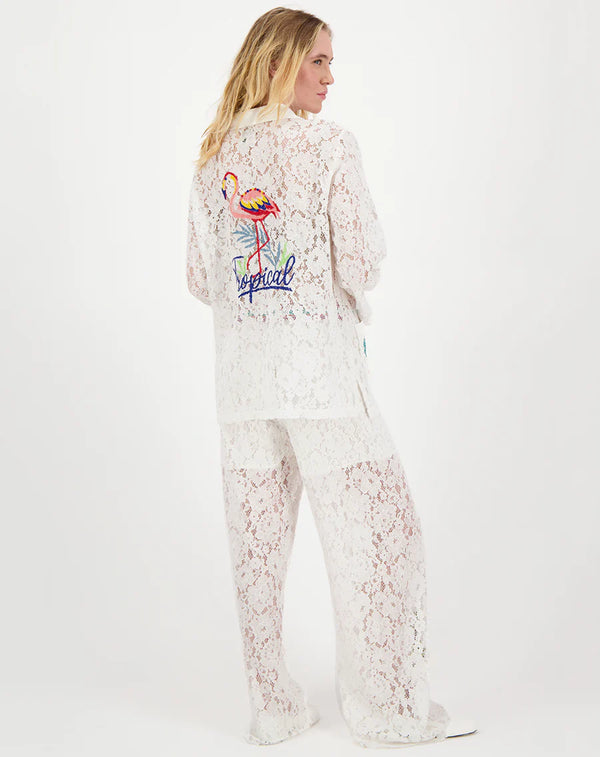 Me369 Eli Lace Shirt by Me 369 from Marina St Barth