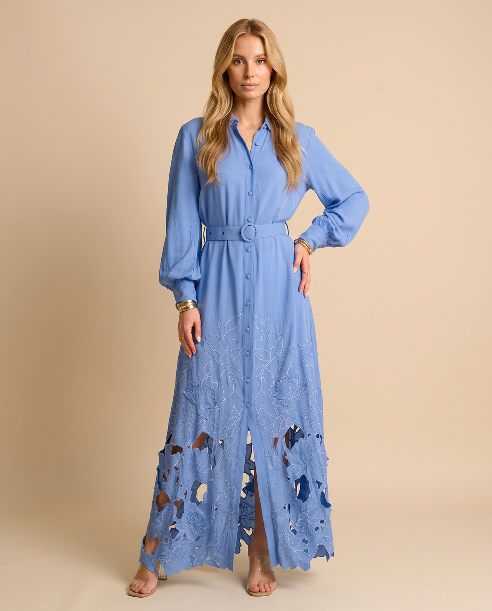 Monaco Maxi Shirt Dress by Zaimara from Marina St Barth