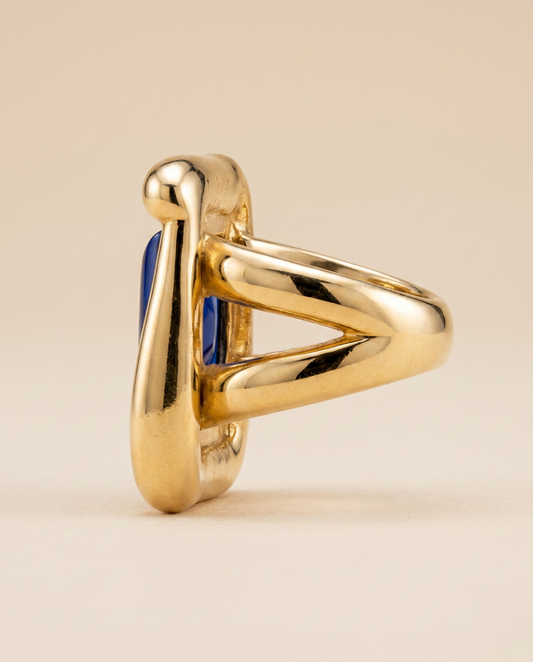 Tay Gemset Oblong Panel Ring