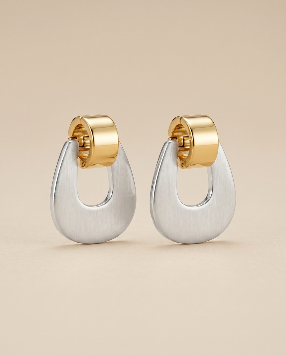Tay Gold Huggies with detachable drop by Tay from Marina St Barth
