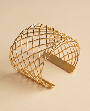 Tay Woven Wire Cuff