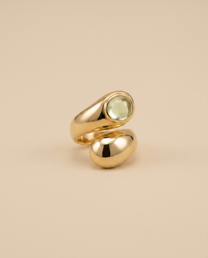 Tay Lemon Quartz Set Suzanne Ring