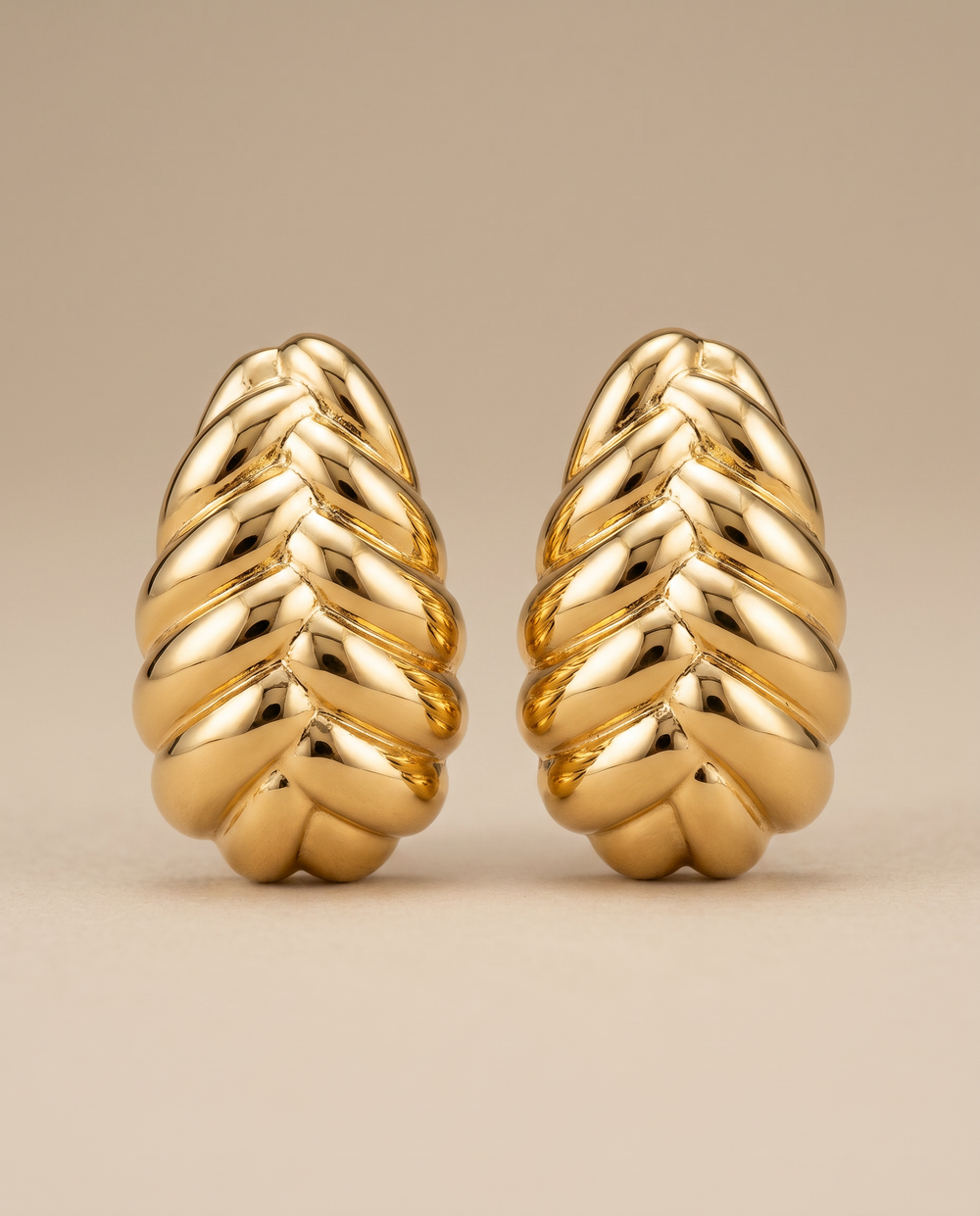 Tay Heavy Braided Earrings by Tay from Marina St Barth