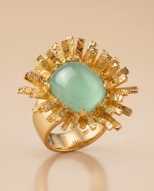Tay Phrenite Set Urchin Ring