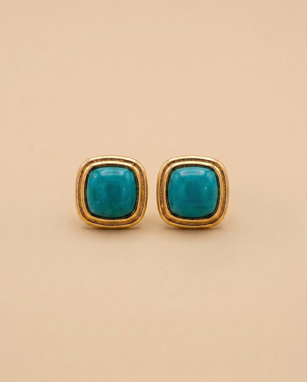 Tay Double Wire Cushion Studs Large by Tay from Marina St Barth