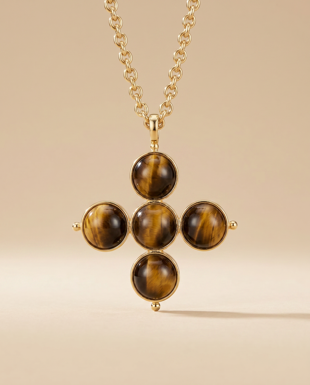 Tay Tiger's Eye Set Odessa Pendant by Tay from Marina St Barth