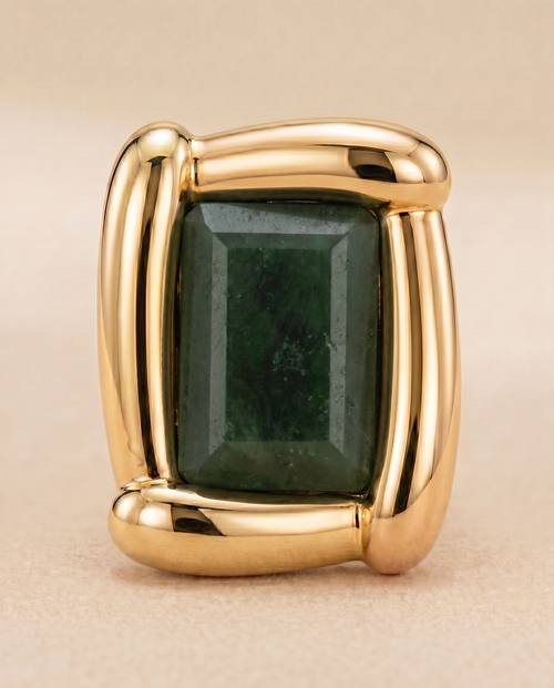 Tay Gemset Oblong Panel Ring