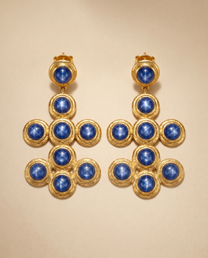 Tay Kyanite Set Cecilia Eardrops