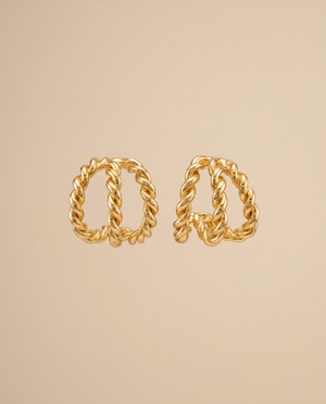 Tay Triple Ropetwist Earrrings