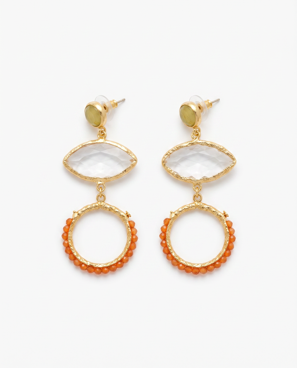 Orange Riviera Earrings