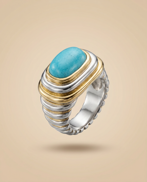 Tay Amazonite Niki Ring by Tay from Marina St Barth