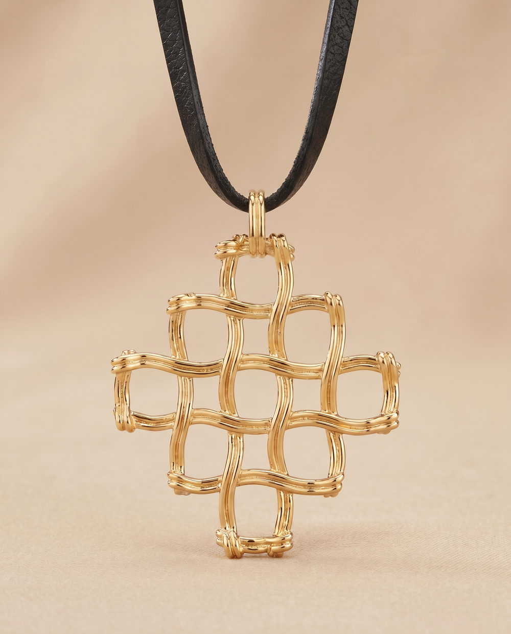 Tay Wicker Brick Pendant by Tay from Marina St Barth