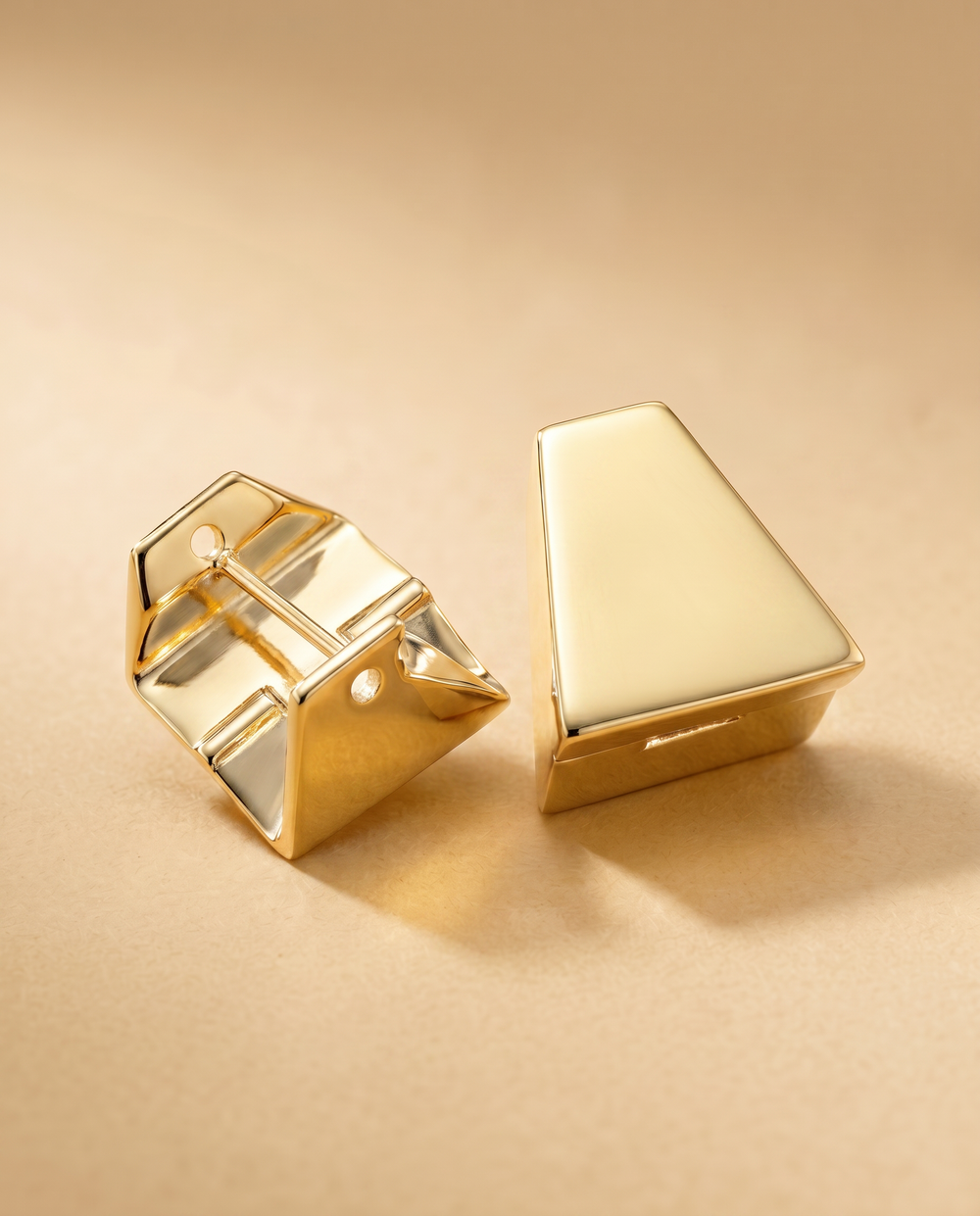 Tay Gold Stirrup Earhoops by Tay from Marina St Barth