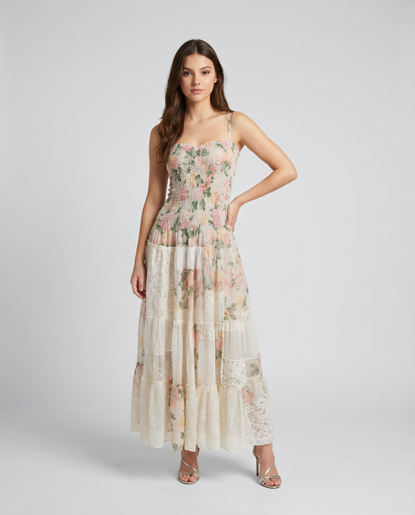 Dress Long Flowers ref 331 by Capuccino from Marina St Barth