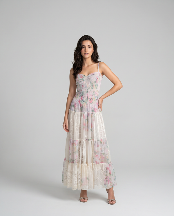 Dress Long Flowers ref 331 by Capuccino from Marina St Barth