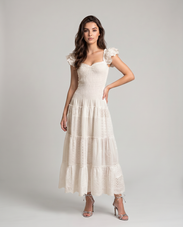 Dress Flying handle Cotton ref 245 by Capuccino from Marina St Barth