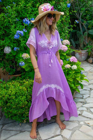 Vanita Rosa Mandy Long Dress