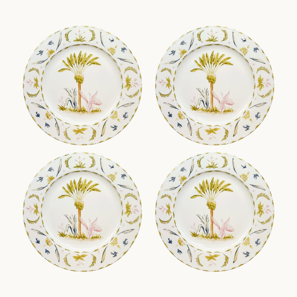 Marina Palms Dinner Plates (Set Of 4)