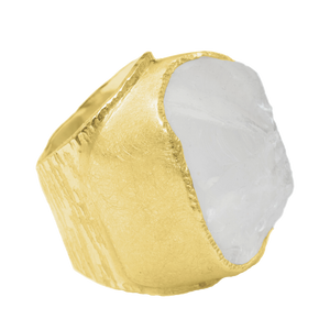 Lassanai Clear Quartz Boss Ring by Lassanai from Marina St Barth