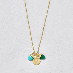 Oasis Green Gemstone Necklace by Ashiana from Marina St Barth