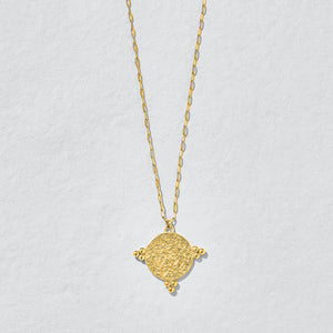 Nyra Gold Coin Necklace by Ashiana from Marina St Barth