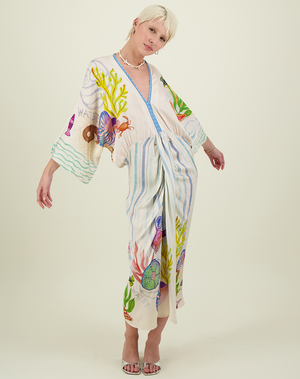 Me369 Sophia Magic Ocean Kimono Dress by Me 369 from Marina St Barth