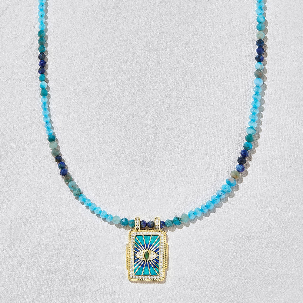 Paradise Palm Beaded Necklace by Ashiana from Marina St Barth