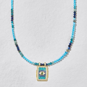 Paradise Palm Beaded Necklace by Ashiana from Marina St Barth