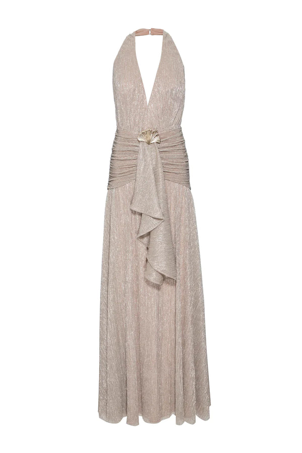 PatBo Lurex Draped Maxi Dress by PatBo from Marina St Barth