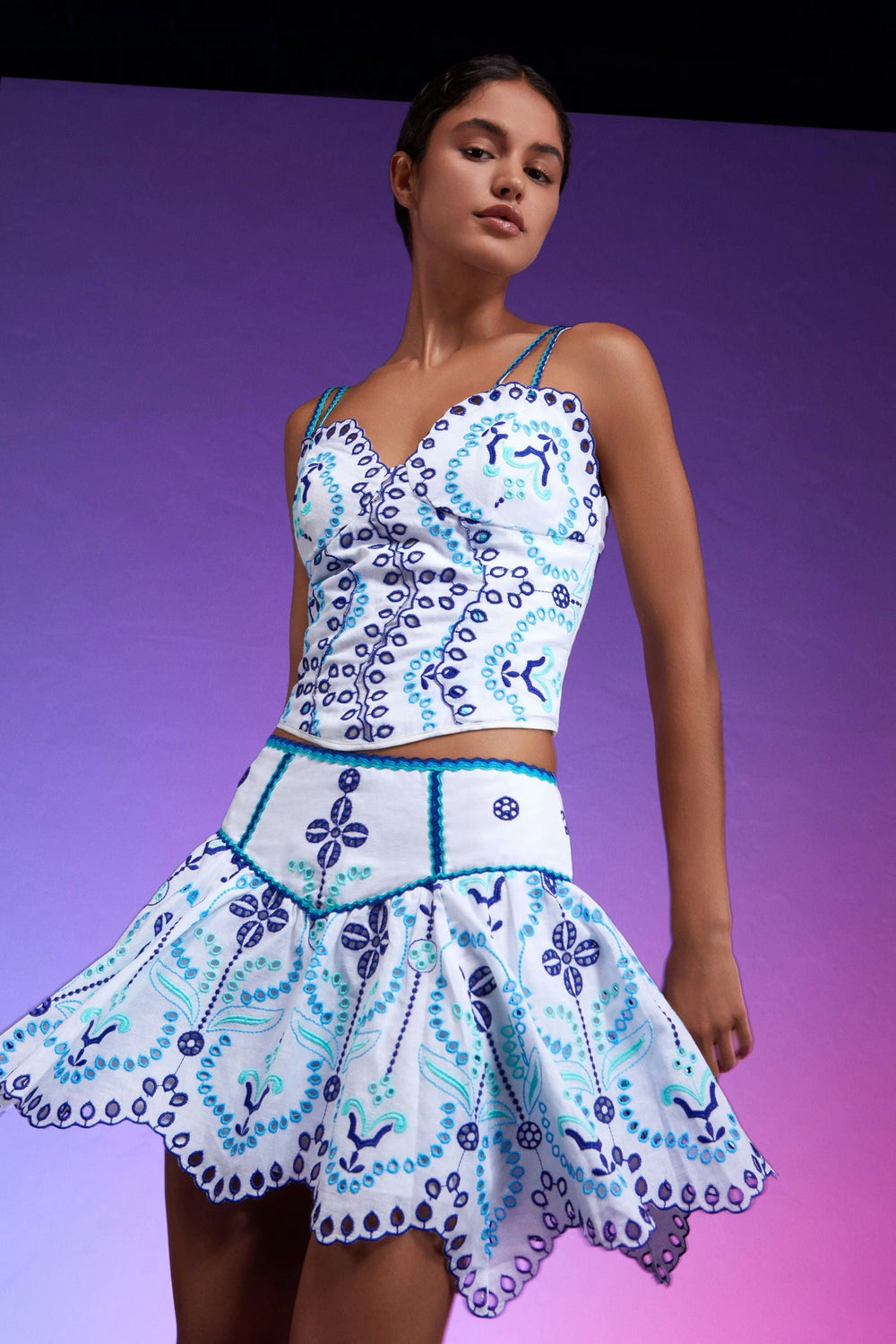 Charo Ruiz Pauline Short Skirt by Charo Ruiz from Marina St Barth