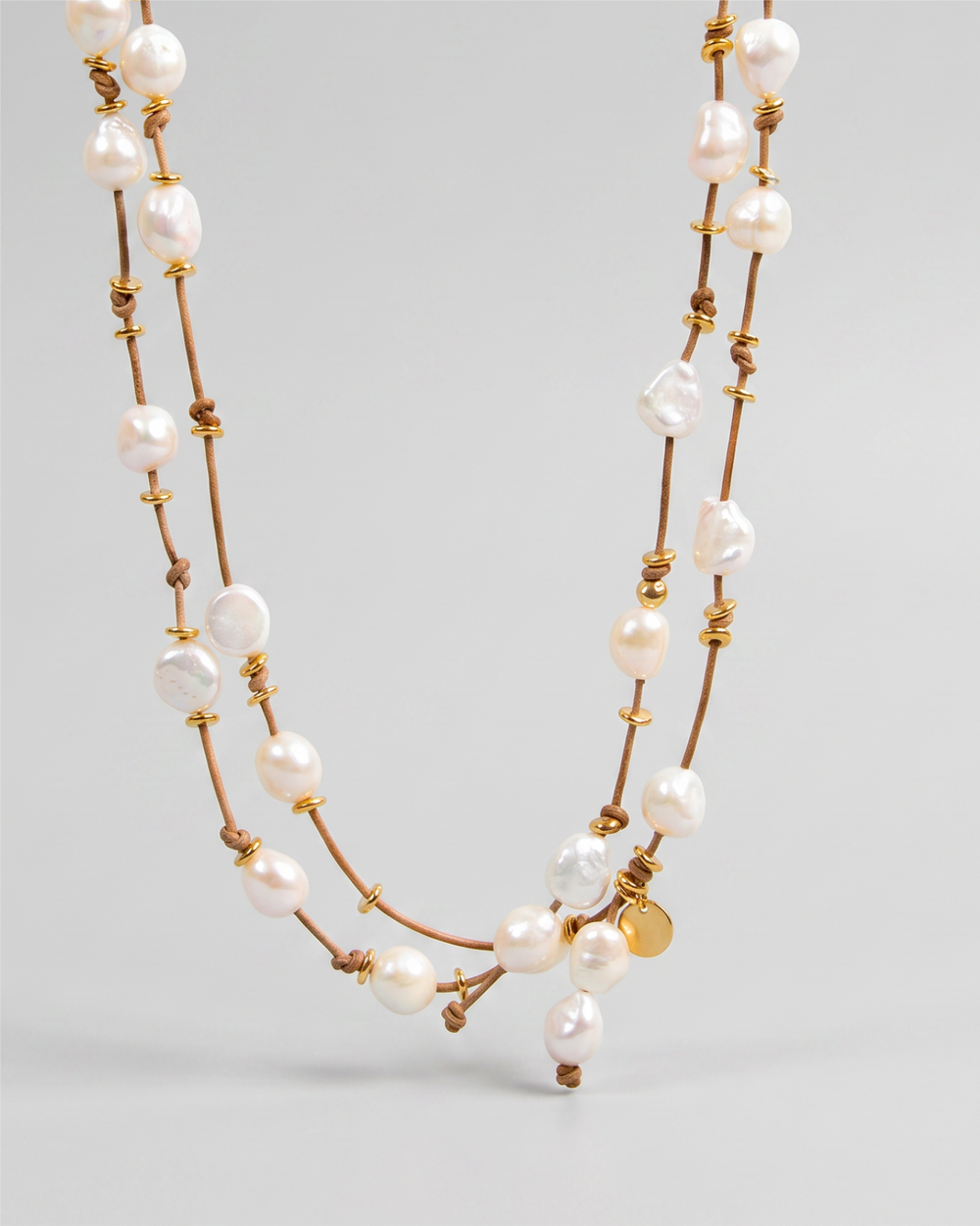 Pearl Necklace Insert Plated Gold by Marina St Barth from Marina St Barth