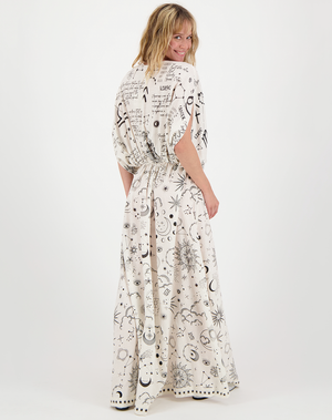 Me369 Rose Kaftan Dress Zodiac by Me 369 from Marina St Barth