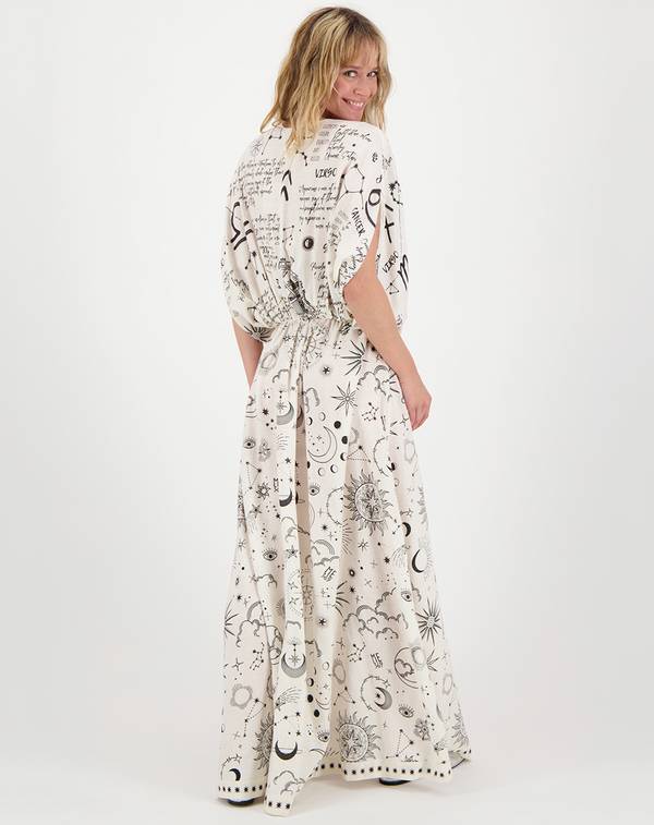 Me369 Rose Kaftan Dress Zodiac by Me 369 from Marina St Barth