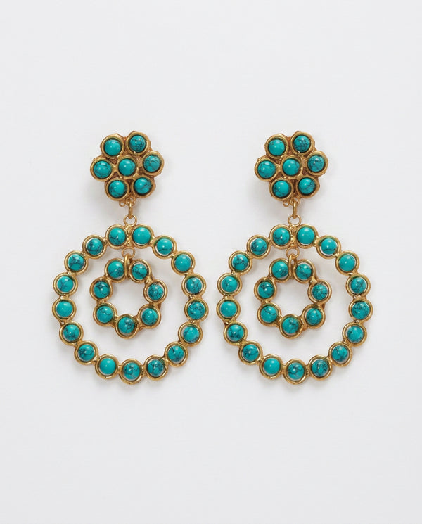 Sylvia Happy Flower Turquoise by Sylvia Toledano from Marina St Barth