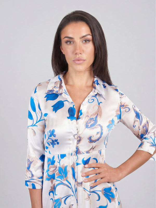 Shirt Dress Silk