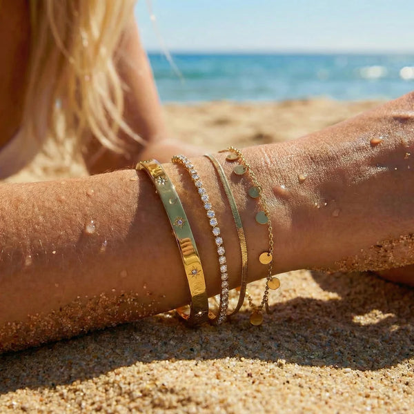 Siesta Snake Chain Bracelet by Ashiana from Marina St Barth