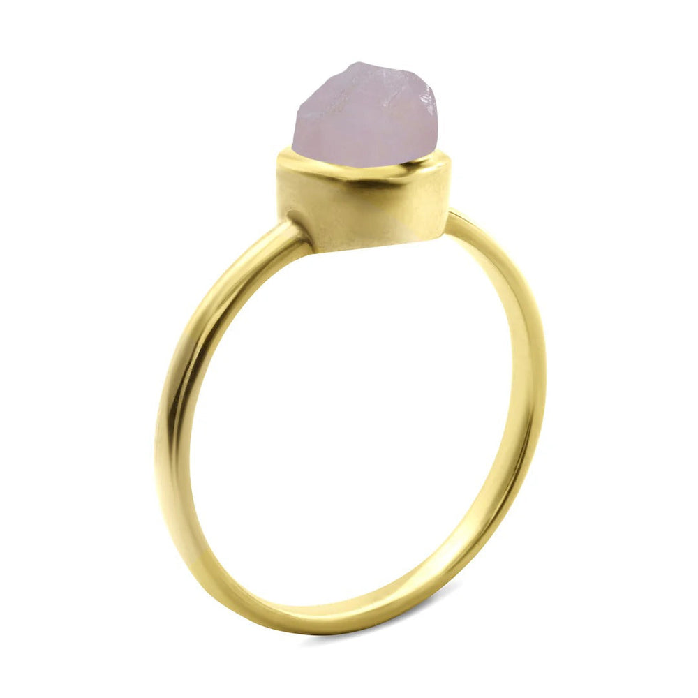 Rose Quartz Stackable Ring by Lassanai from Marina St Barth