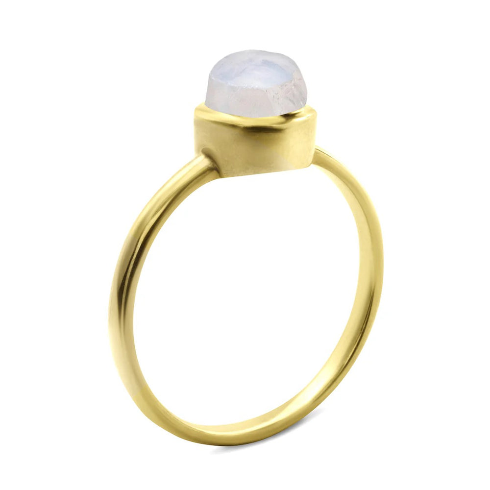 Moonstone Stackable Ring by Lassanai from Marina St Barth