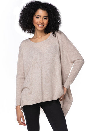 Cashmere Loose and Easy Crew Sweater by Subtle Luxury from Marina St Barth