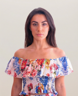 Positano Top Volant by Luisa Positano from Marina St Barth