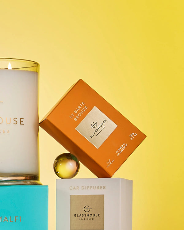 Glasshouse - 2.1 oz. Candle - St Barts Bronze by Glasshouse from Marina St Barth