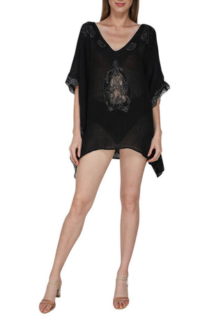 Giverny Short Kaftan Lace by Flora Bella from Marina St Barth
