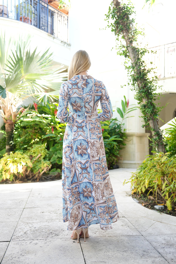 Shirt Dress New Linen Printed by Marina St Barth from Marina St Barth