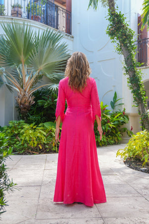 Shirt Dress Long Linen Solid by Marina St Barth from Marina St Barth