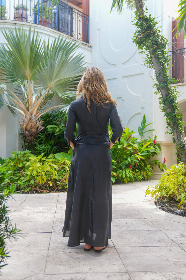 Shirt Dress Long Linen Solid by Marina St Barth from Marina St Barth