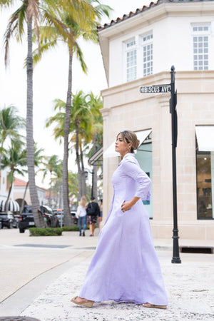 Shirt Dress Long Linen Solid by Marina St Barth from Marina St Barth