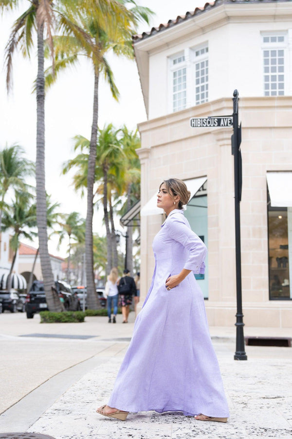 Shirt Dress Long Linen Solid by Marina St Barth from Marina St Barth