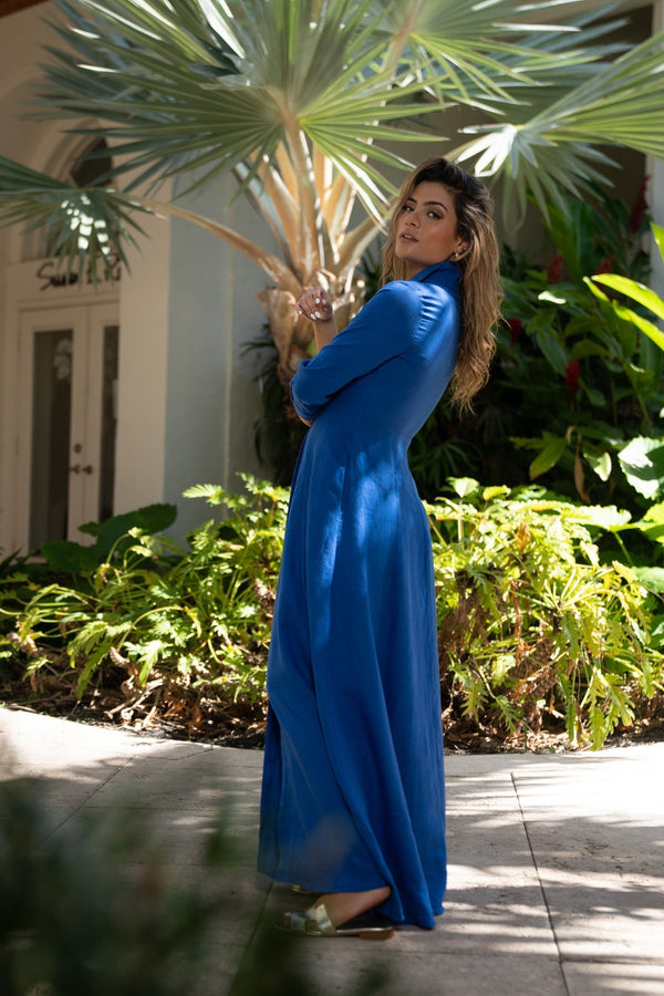 Shirt Dress Long Linen Solid by Marina St Barth from Marina St Barth