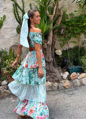 Neo Suzy Long Skirt by Les Neobourgeoises from Marina St Barth