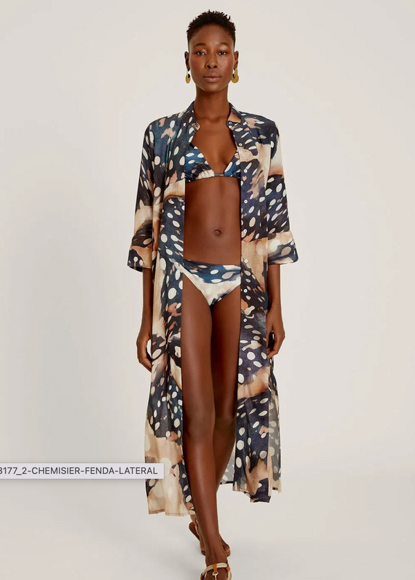 Lenny Chemisier Long Dress with Slit by Lenny Niemeyer from Marina St Barth